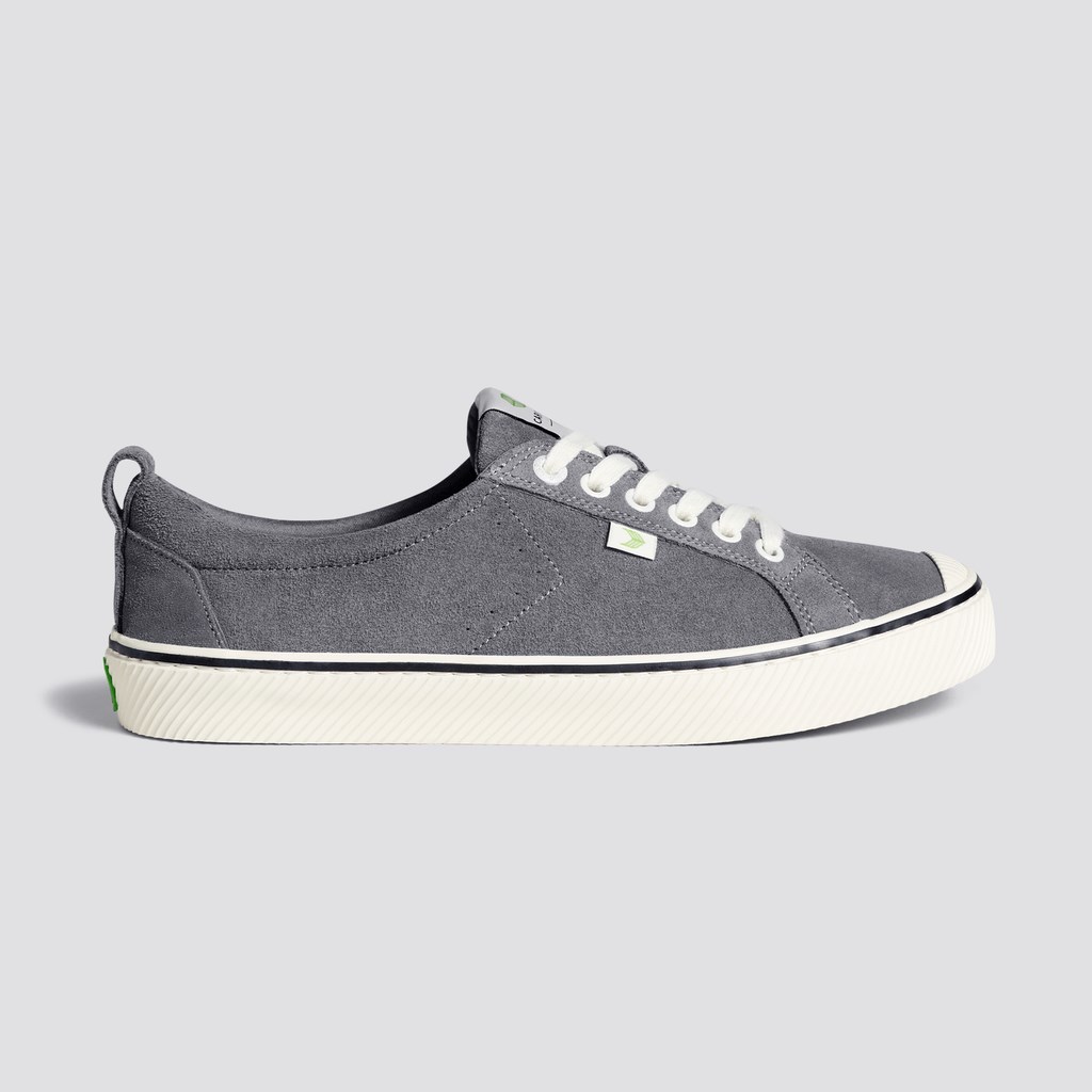 OCA LOW Cariuma Low Top Daim Grise Homme | YNG-7944707